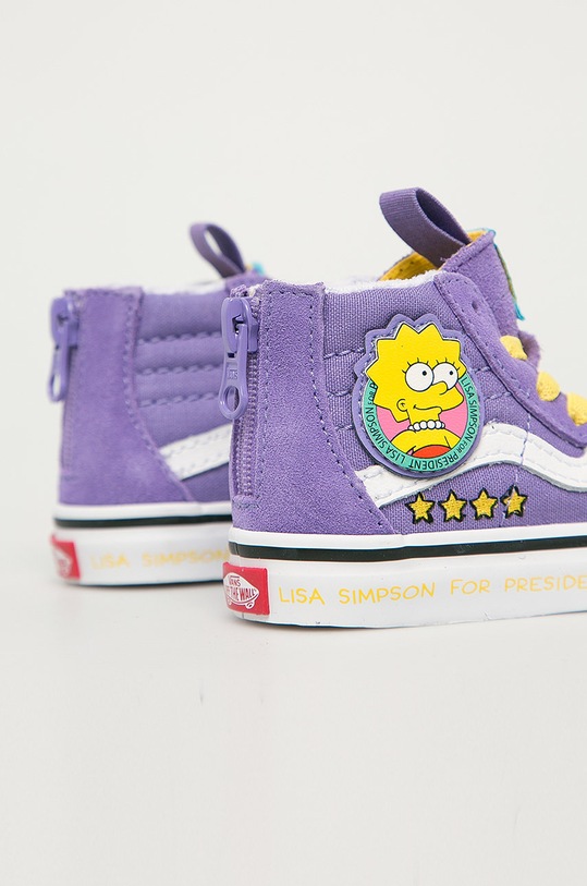 Dievča Vans - Detské tenisky x The Simpsons VN0A4BV117G1 fialová