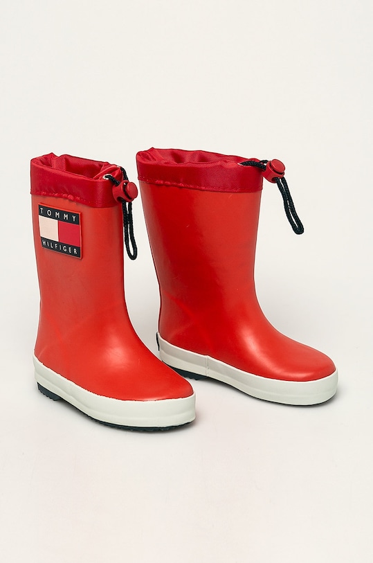 Tommy Hilfiger - Gyerek gumicsizma T3X6.30766.24.30 piros SS20