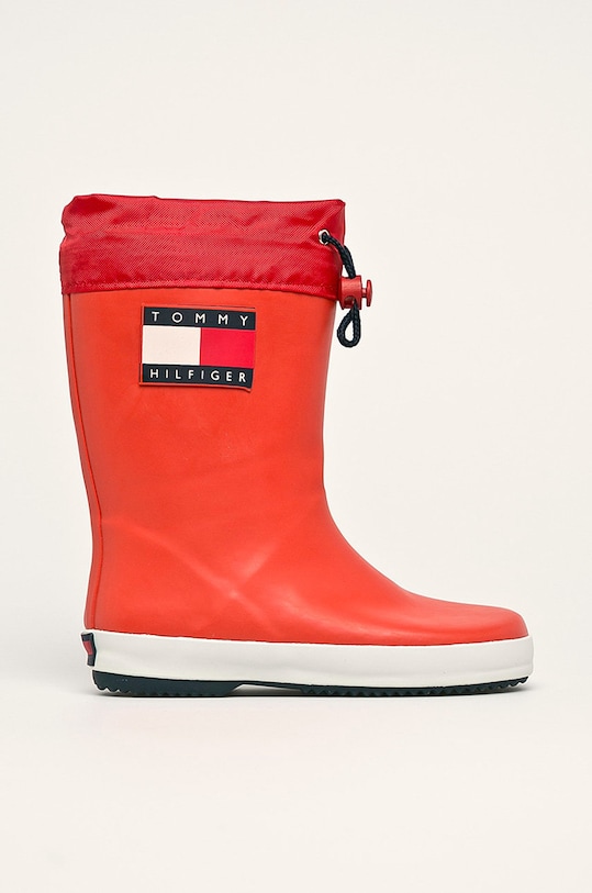 Tommy Hilfiger - Παιδικά Wellington κόκκινο T3X6.30766.31.39