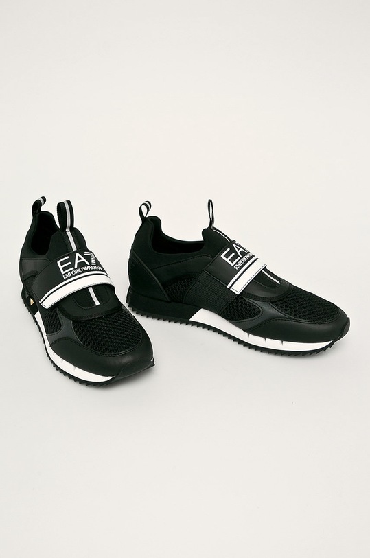 EA7 Emporio Armani - Topánky X8X066.XK050 čierna SS20