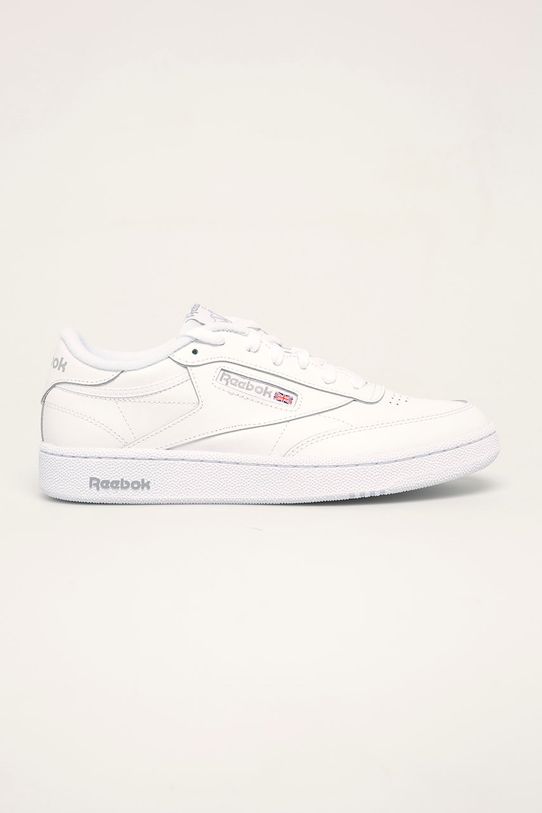 Reebok Classic sneakersy skórzane CLUB C 85 niska biały AR0455