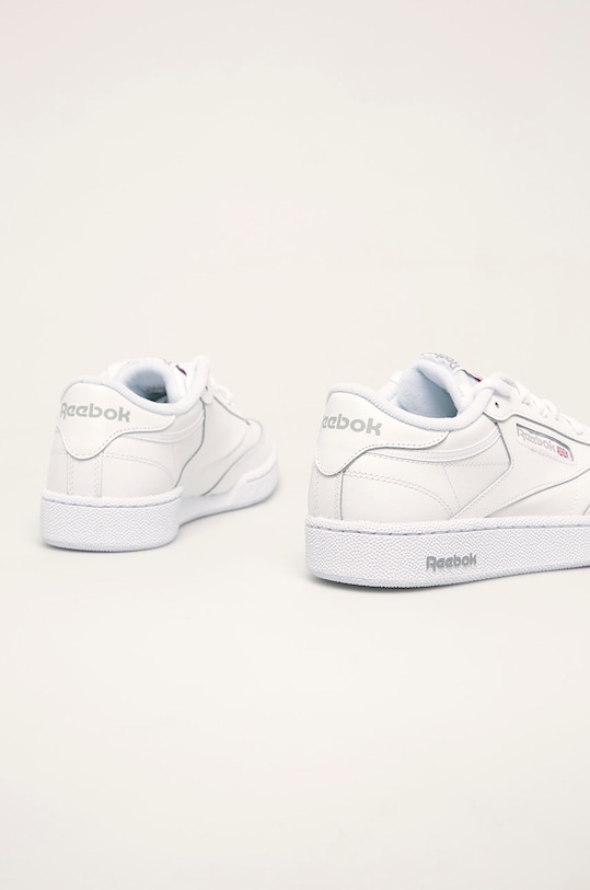 Obuwie Reebok Classic sneakersy skórzane CLUB C 85 AR0455 biały