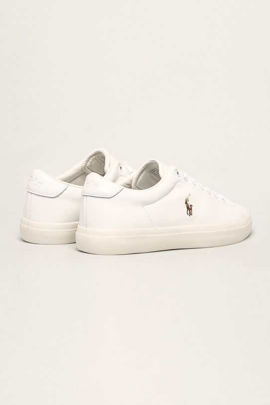 Παπούτσια Polo Ralph Lauren - Δερμάτινα παπούτσια 816785025004 λευκό