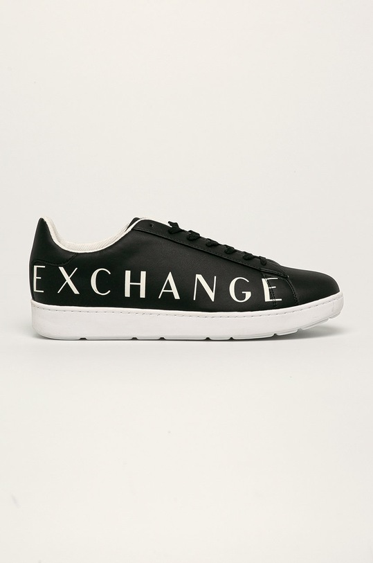 Armani Exchange - Boty imitace kůže černá XUX033.XV186.