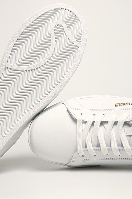Roberto Cavalli Sport - Kožené boty bílá KYX05Y.FT039