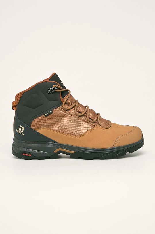 Salomon - Pantofi Outward Gtx piele întoarsă maro L41042300