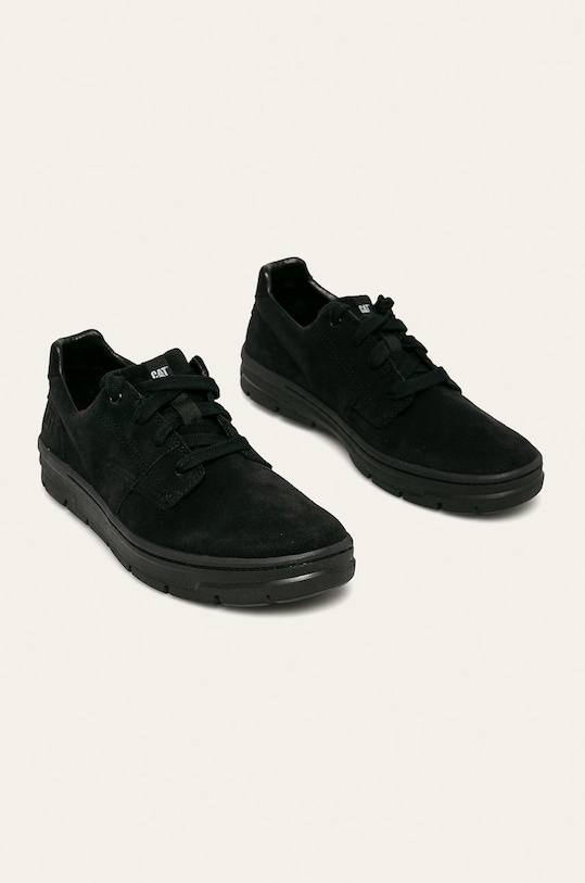 Kožené polobotky CAT Footwear Rialto P724334 černá SS20