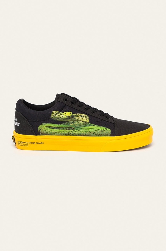 Tenisky Vans x National Geographic plochá černá VN0A4U3BWK61