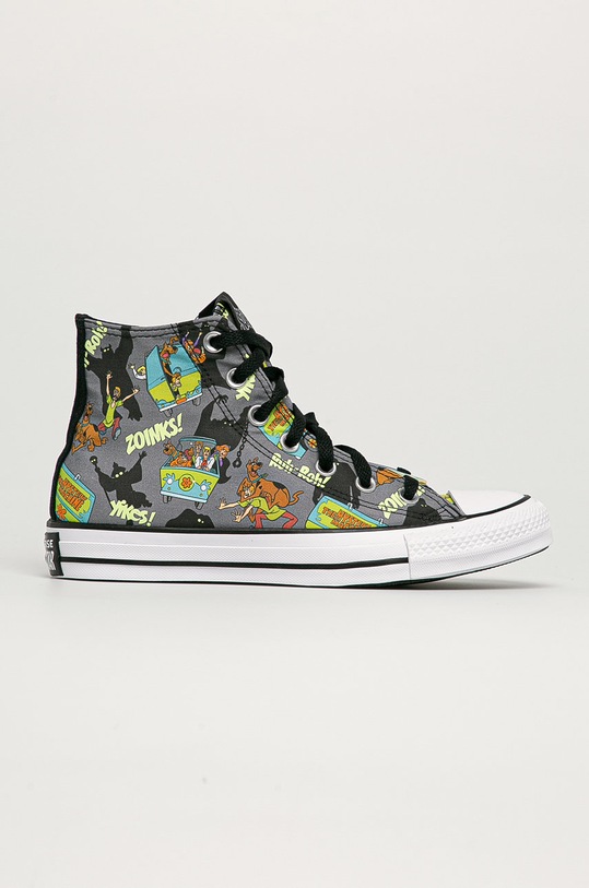 Converse - Kecky X Scooby-Doo plochá šedá 169073C