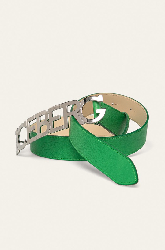 Iceberg - Curea de piele 6601.6911 verde SS20