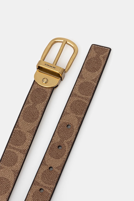 Coach - Pasek dwustronny 72685 72685 brązowy SS20