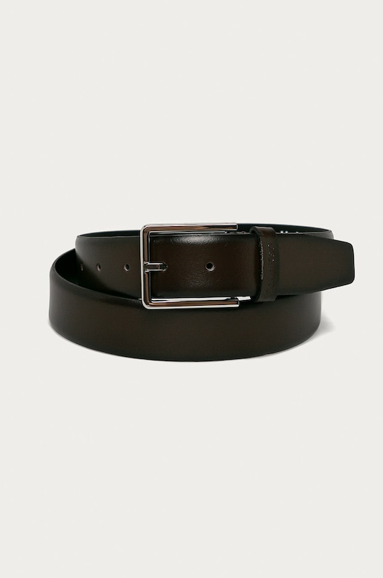 Calvin Klein - Kožený opasok hnedá K50K505173