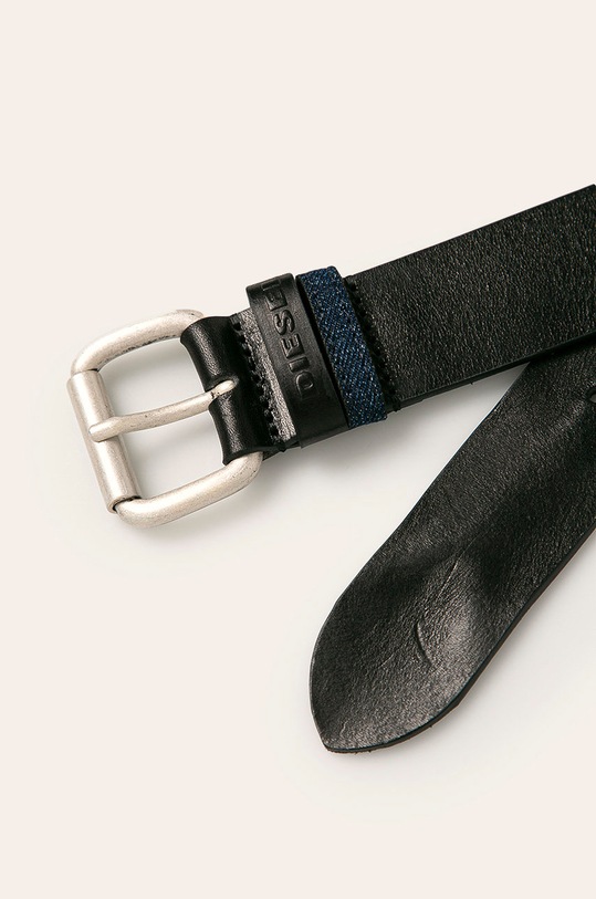Diesel - Kožený pásek X06690.PR080 černá SS20