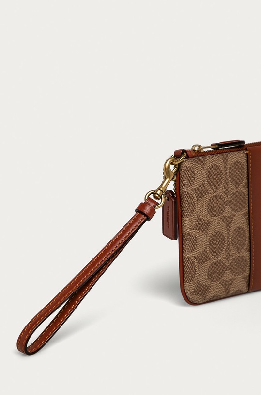 Coach - Δερμάτινο πορτοφόλι 32445 καφέ SS21