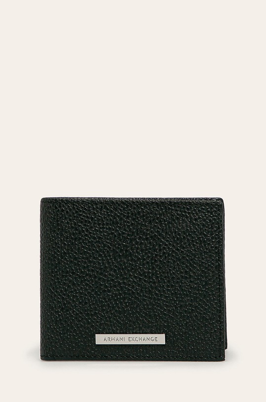Armani Exchange - Portfel skórzany 958098.CC206 skóra licowa czarny 958098.CC206