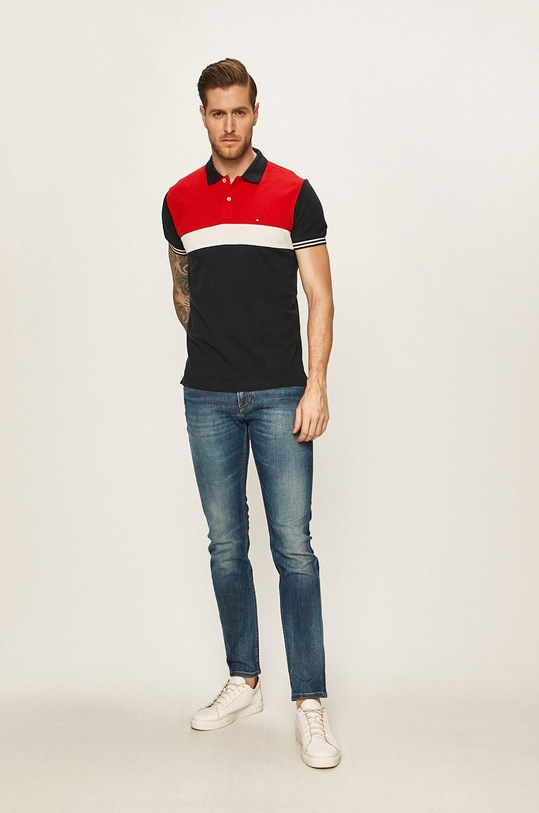 Tommy Hilfiger - Tricou Polo MW0MW12991 multicolor SS20