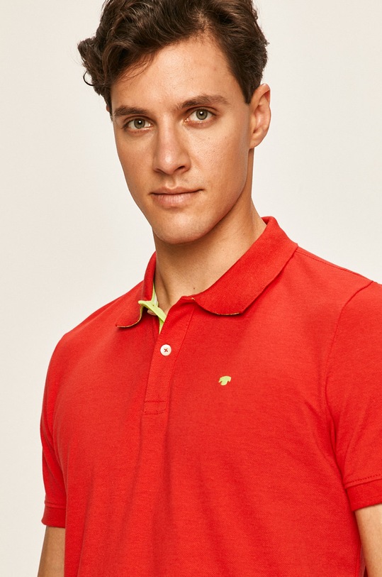 Tom Tailor Denim - Polo tričko červená 1016502