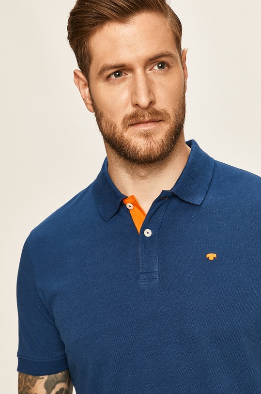 Tom Tailor Denim - Polo tričko námořnická modř 1016502
