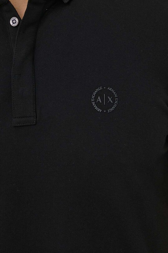 Armani Exchange - Tricou Polo 8NZF91.ZJ81Z negru