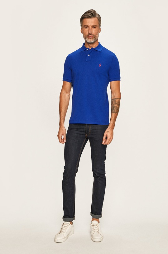 Odzież Polo Ralph Lauren - Polo 710782592010 710782592010 niebieski
