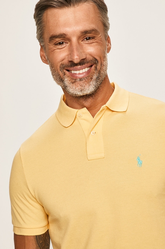 Polo Ralph Lauren - Pánske polo tričko žltá 710782592021