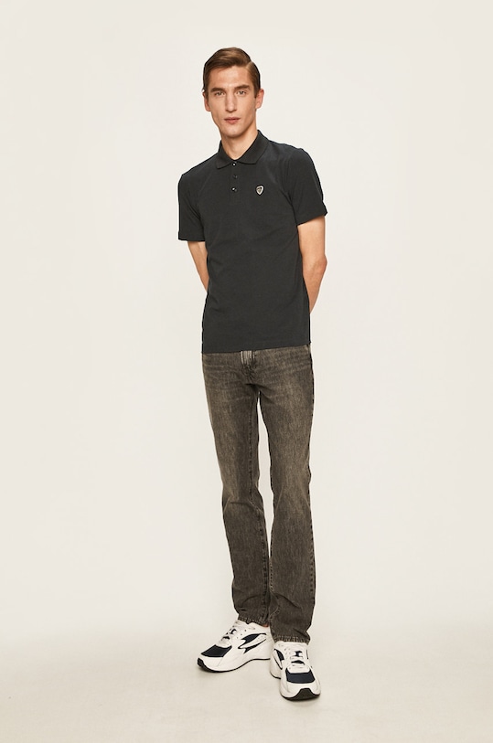 EA7 Emporio Armani - Polo 8NPF93.PJ03Z mornarsko plava AA00