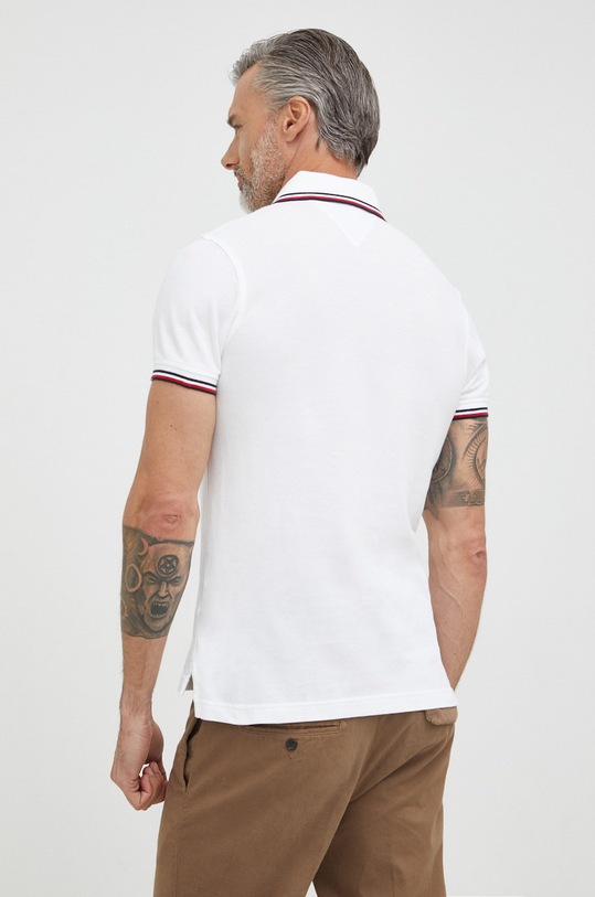 Odzież Tommy Hilfiger - Polo MW0MW13080 MW0MW13080 biały