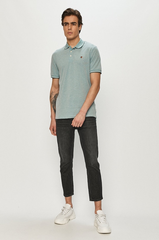 Premium by Jack&Jones - Polo tričko 12169064 modrá AA00