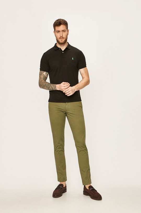Polo Ralph Lauren - Polo tričko 710751221005 černá SS20