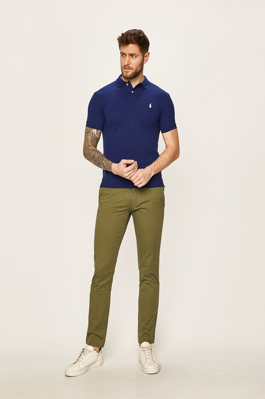 Polo Ralph Lauren - Polo 710795080013 710795080013 niebieski SS20