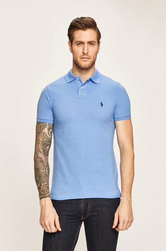 Polo Ralph Lauren - Πόλο βαμβάκι μπλε 710795080015