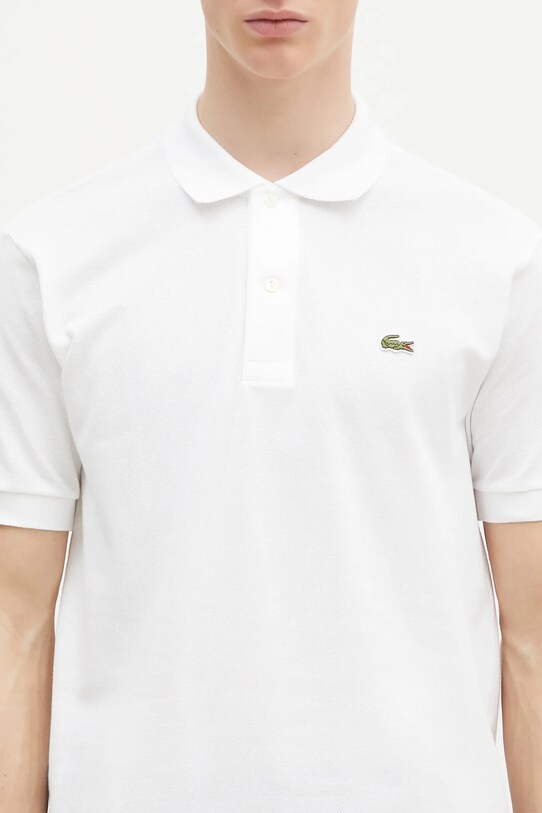 Lacoste - Тениска с яка бял L1212....