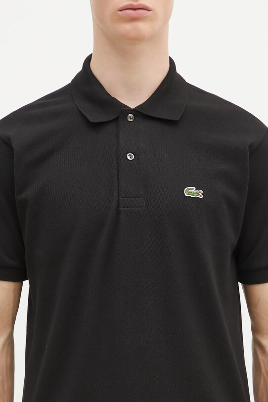Lacoste - Тениска с яка черен L1212....
