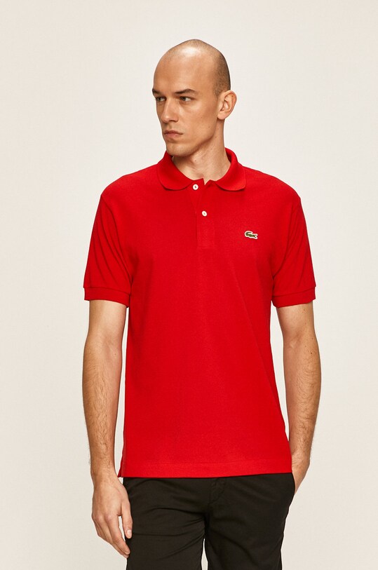 Lacoste Поло бавовна червоний L1212....