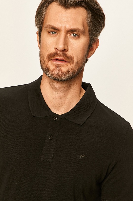 Mustang - Polo czarny 1008810.4142