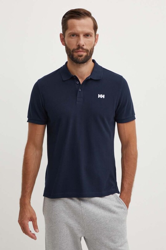 Helly Hansen polo de bumbac bleumarin 33980