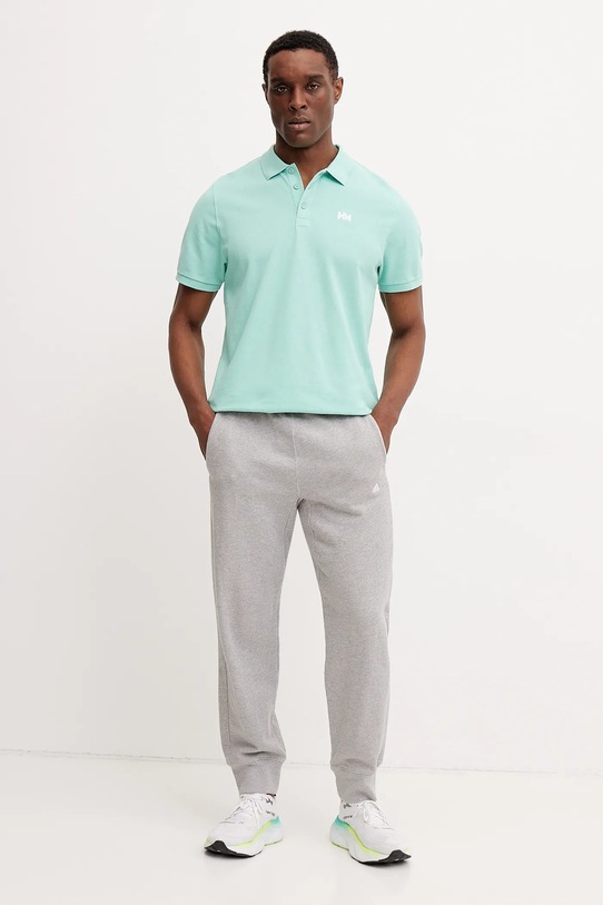 Helly Hansen polo de bumbac 33980 turcoaz SS25