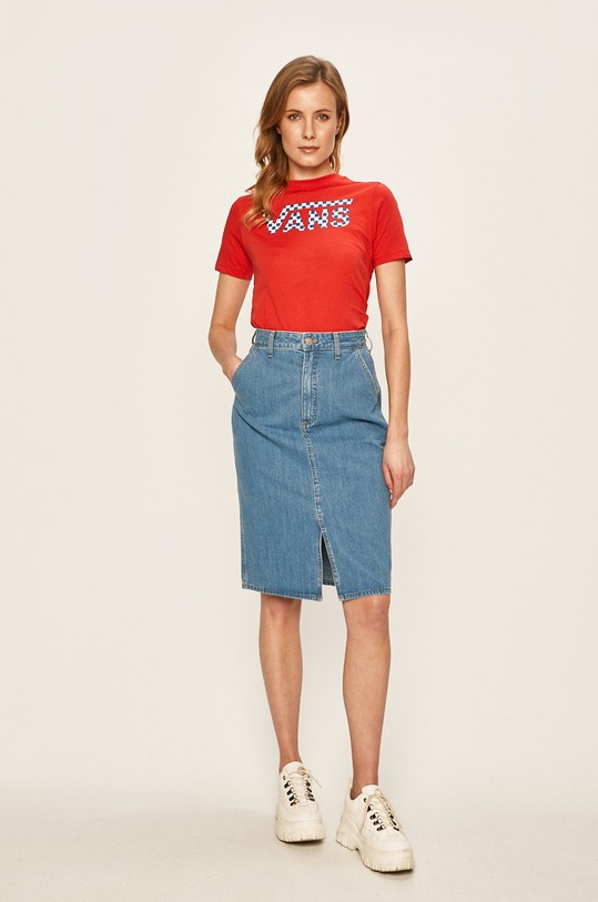 Lee - Rifľová sukňa L38PKEGU modrá SS20