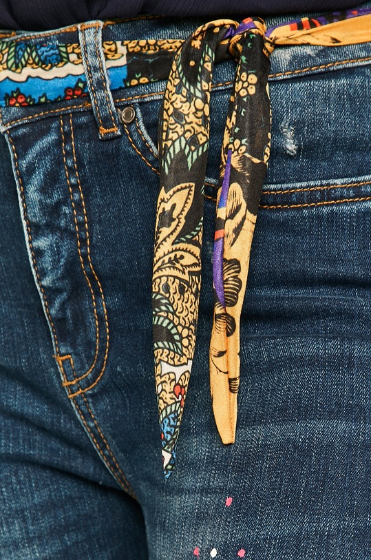 Desigual - Jeansi Rainbow bleumarin 20SWDD06