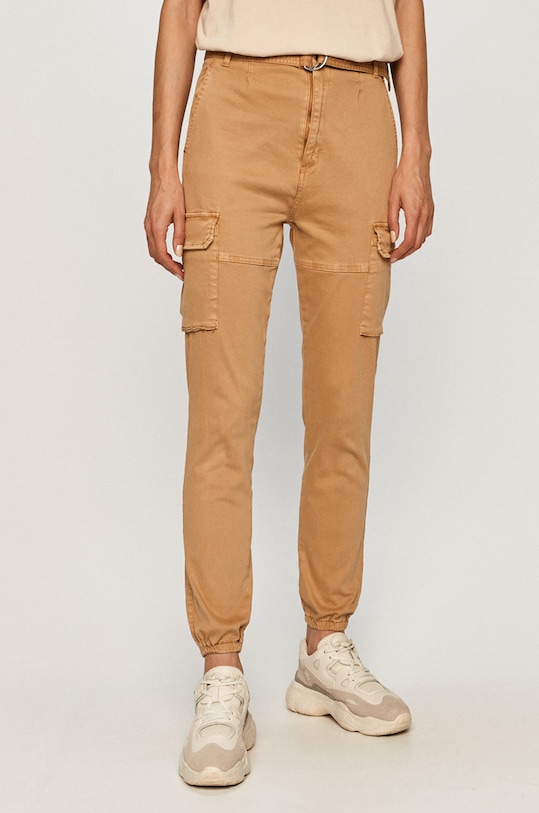 Tally Weijl - Spodnie beżowy SPACOPEONE