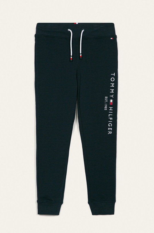 Tommy Hilfiger - Spodnie dziecięce 128-176 cm aplikacja granatowy KB0KB05753