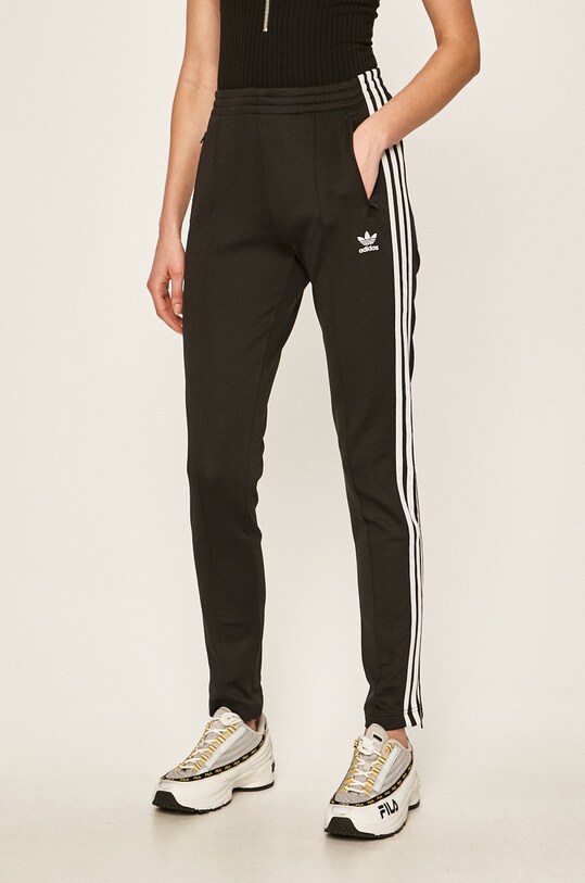 adidas Originals - Spodnie FM3323 dzianina czarny FM3323