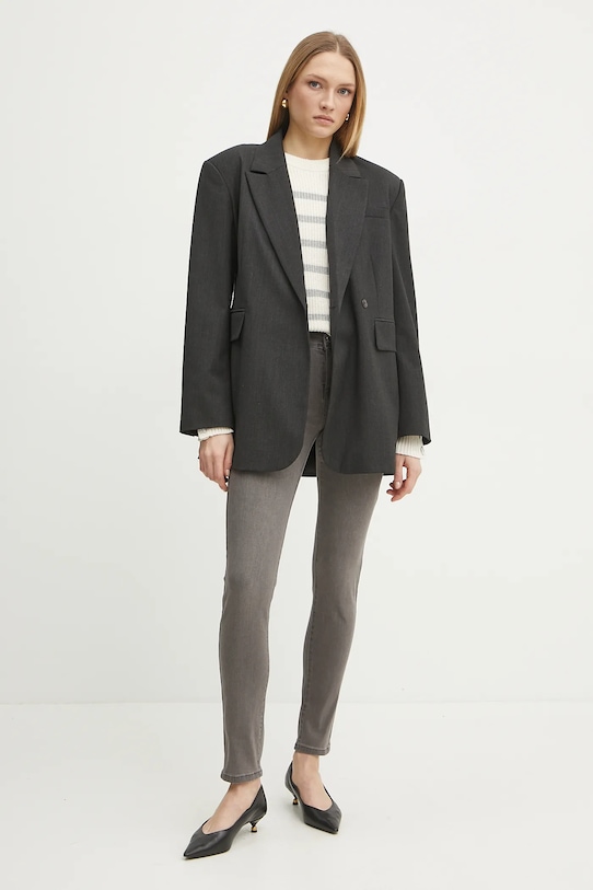 Τζιν παντελόνι Morgan POM.P 201.POM.P γκρί SS25