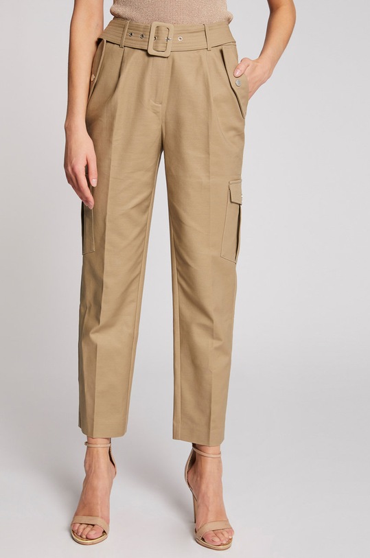 Morgan - Nohavice látka béžová 201.PARGO.N