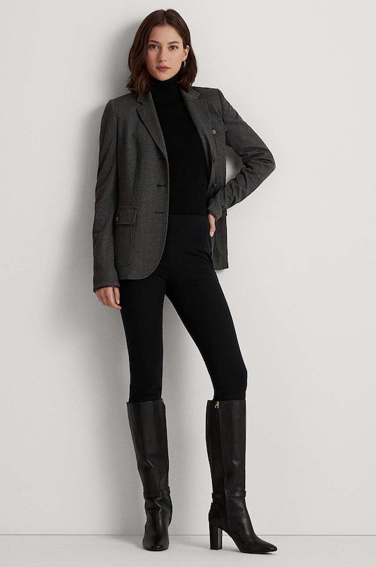 Lauren Ralph pantaloni potrivit negru 200631310003