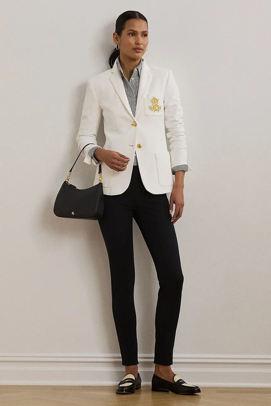 Oblačila Lauren Ralph Lauren hlače 200631310003 črna