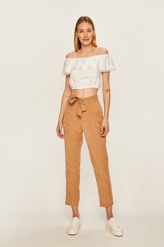 Tally Weijl - Pantaloni SPATEGIULIA bej SS20