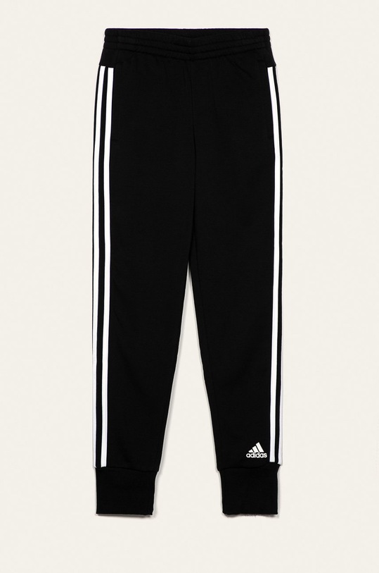 adidas Performance - Pantaloni copii 128-170 cm DV0318 tricotaj negru DV0318