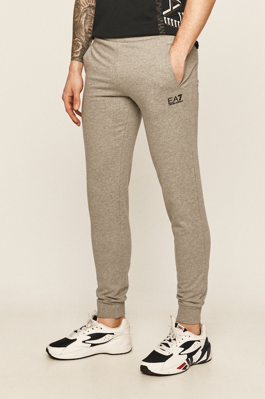 EA7 Emporio Armani - Spodnie 8NPP52.PJ05Z aplikacja szary 8NPP52.PJ05Z