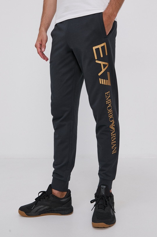 EA7 Emporio Armani Spodnie 8NPPC1.PJ05Z nadruk granatowy 8NPPC1.PJ05Z